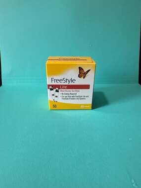 Freestyle Lite Blood Glucose Test Strips – 50 Pack – ,